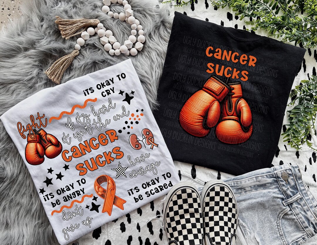Cancer Awareness PNG Faux Embroidery Digital Design Kidney Cancer ...