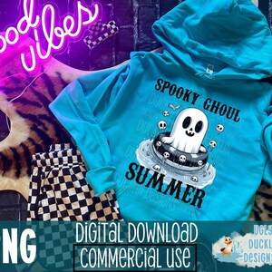 Spooky Ghoul PNG Summer Digital Download Snarky Sublimation