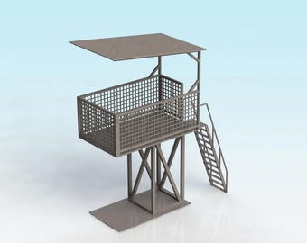 1/32 Scale 3d Printed Marshall Stand KIT for Slot Car Tracks and Dioramas