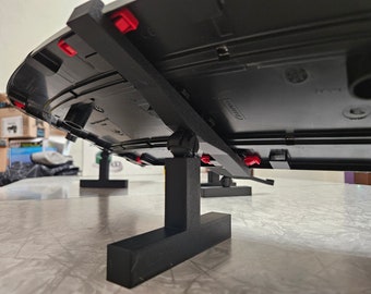 CARRERA Size 3d Designed and Printed Track Supports for Slot Car Track Banked Turns and Inclined Track