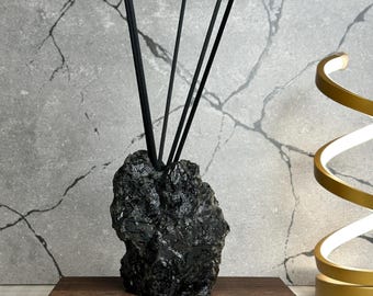 Labradorit Aroma Diffuser Stone: Handskuren eterisk oljediffusor