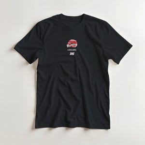 Charles Leclerc Formule 1-helm-T-shirt | F1