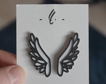 Set of Two Wings - 3D-Printed Enamel Pins
