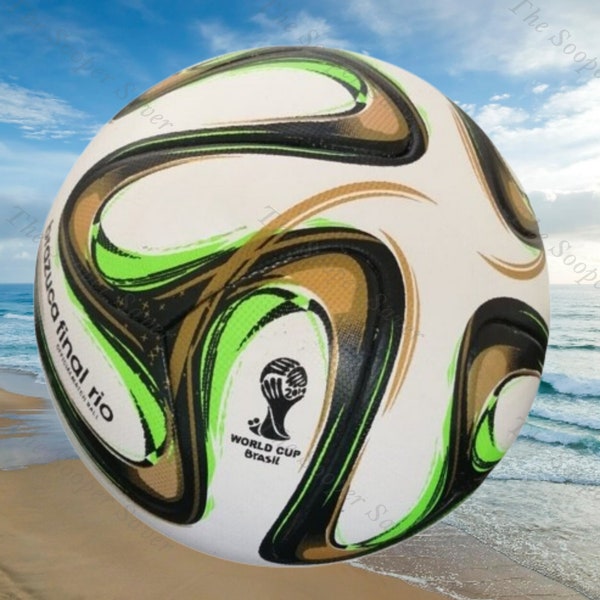 Brazuca FINAL Rio WORLD CUP 2014 Match Ball Football / Soccer Ball - Size 5