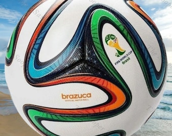 New Brazuca 2014 World Cup Brazil FIFA Official Match Ball Soccer Size 5