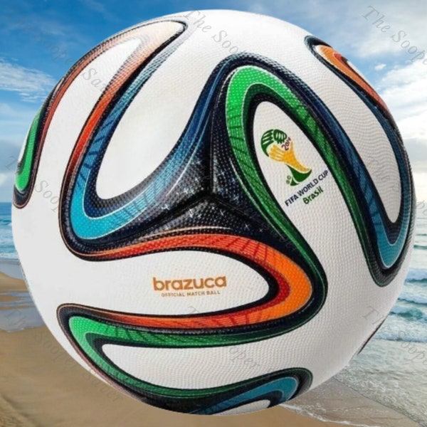 New Brazuca 2014 World Cup Brazil FIFA Official Match Ball Soccer Size 5