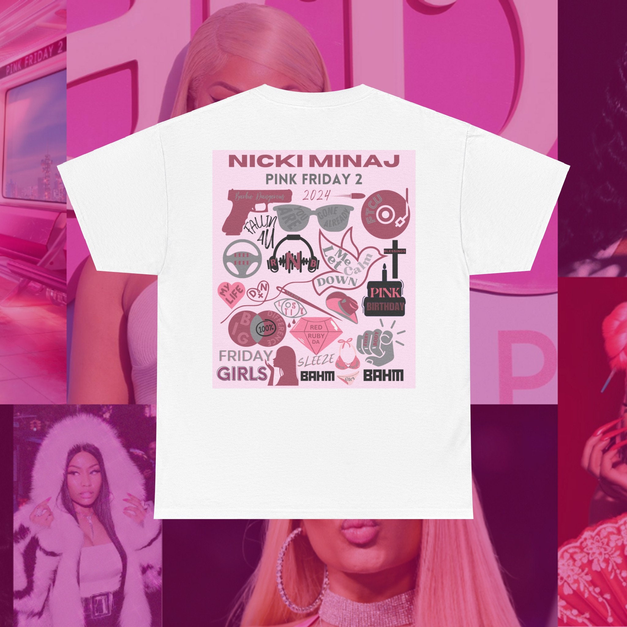 Nicki Minaj super Freaky Girl Set List Graphic Tee | Unisex Fan Made  Graphic - Etsy