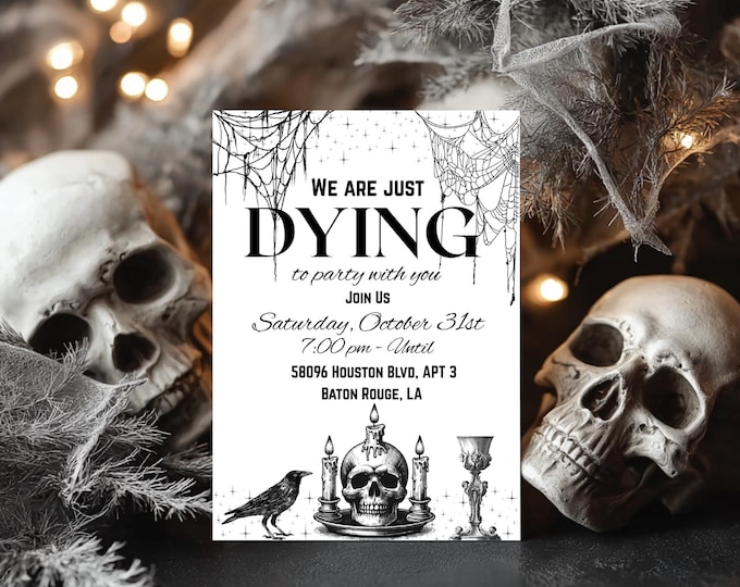 Adult Halloween Party Invitation