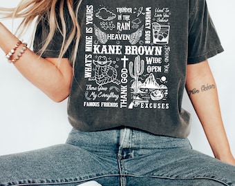 Kane braun Shirt Country Konzert Shirt Countrymusik Shirt Western Shirt Südliche Shirt Unisex Shirt Geburtstagsgeschenk