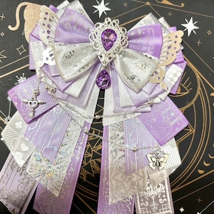 Lolita bow, kawaii ribbon, hair bow barrette, bow hair clasp, Fancy Hairslides & Clips