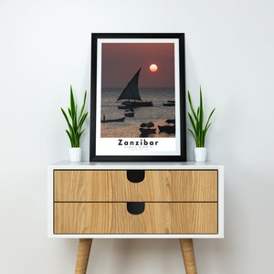 Zanzibar Wall Art, Zanzibar Photo Print, Zanzibar Travel Poster, Tanzania Wall Decor Art, Zanzibar Photo Decor