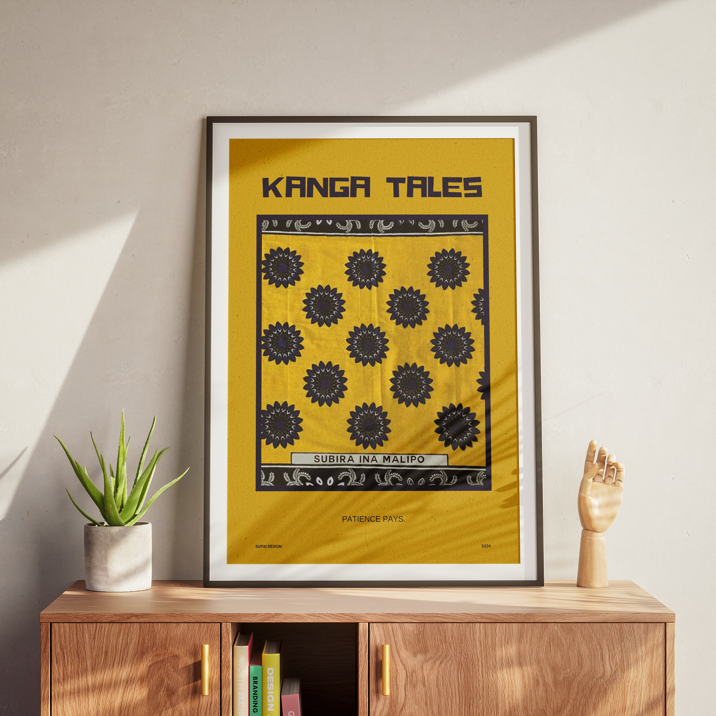 Kanga Tales Wall Art Swahili Poster Tanzania Kanga Quotes Swahili