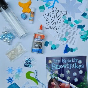 TODDLER Winter Activity Box *toddler birthday gift arts and crafts for toddler busy box toddler painting set winter christmas craft toddler