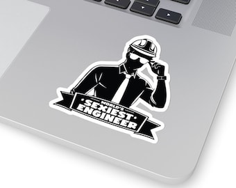 World's Sexiest Engineer Sticker - Funny Vinyl Decal