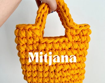 Bolso de crochet Mitjana -bolso de crochet-crochet-bolsos hechos a mano-bolsos playa-bolsos originales-bolsos para ella