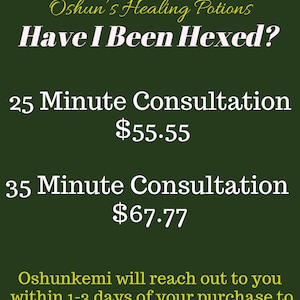 Consultation: Have I Been Hexed?
