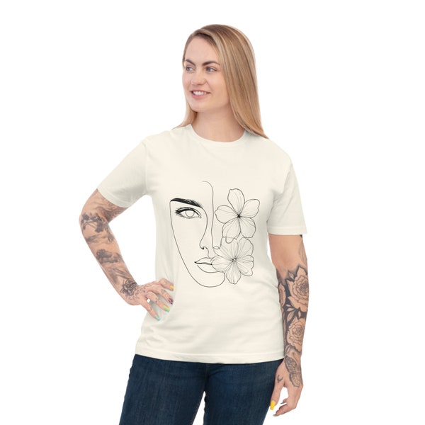 Minimalist Beauty T-shirt // Eco-Friendly Unisex Classic Jersey T-shirt