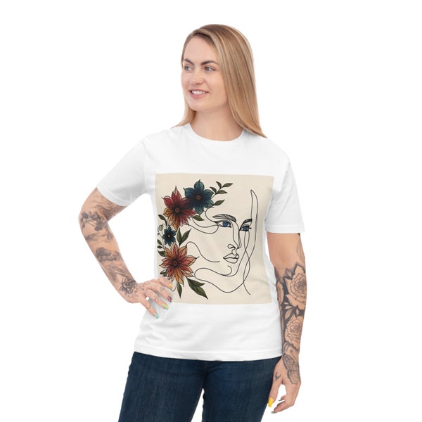 Minimalist Beauty T-shirt // Eco-Friendly Unisex Classic Jersey T-shirt