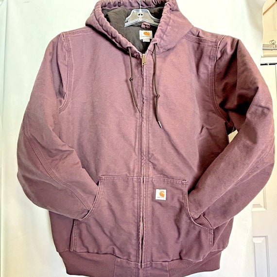 Vintage Carhartt WJ130 DPM Plum Purple Canvas Qui… - image 10