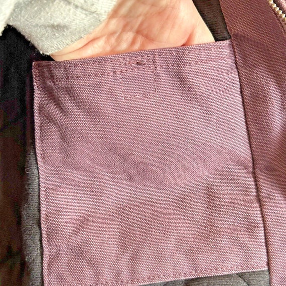 Vintage Carhartt WJ130 DPM Plum Purple Canvas Qui… - image 8