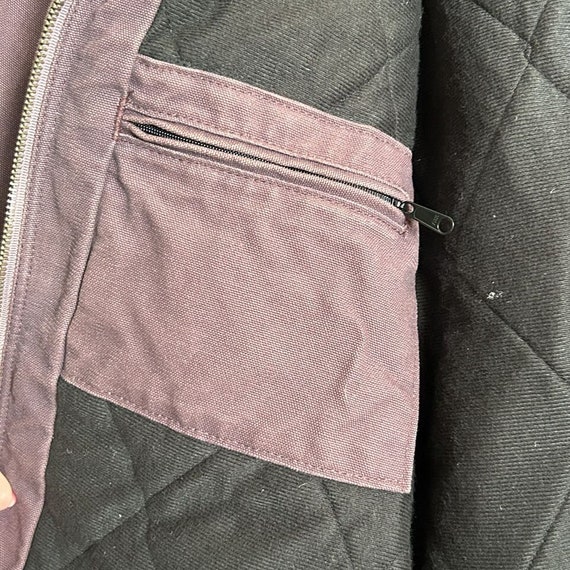 Vintage Carhartt WJ130 DPM Plum Purple Canvas Qui… - image 4