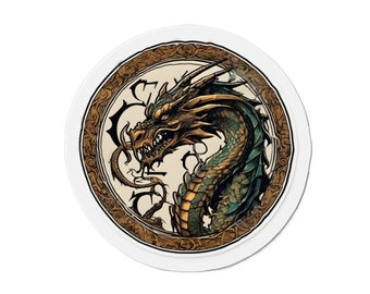 Dragons du zodiaque - Scorpion - Aimants découpés (8 sur 12)