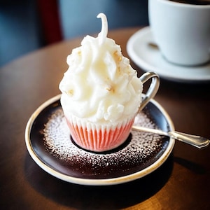 Cupcake Candle | Dessert Candle | Food Candle | Birthday Gift | Handmade Scented Candle | Custom Scent | Aesthetic Home Decor