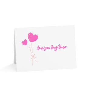 Te amo mucho tiempo tarjeta de felicitación, amor, San Valentín, cumpleaños, ocasión especial