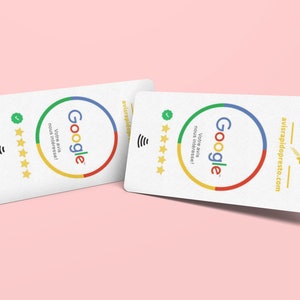 Cartes NFC pour les avis Google, Avis Instantané, Rapide et Facile, simple scan,