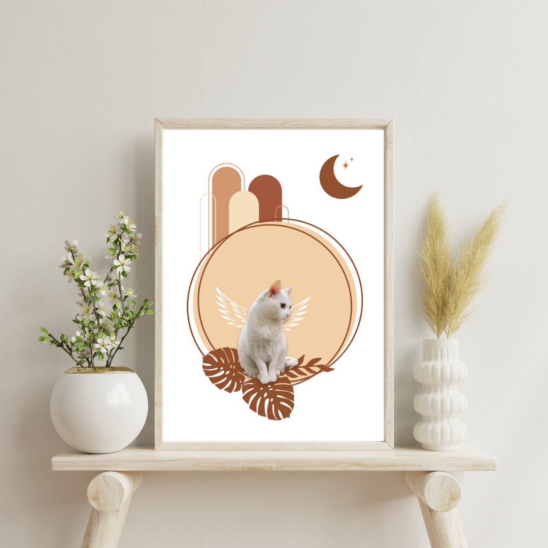 Printable Room Decor / Printable Kitten Painting / Digital Printable