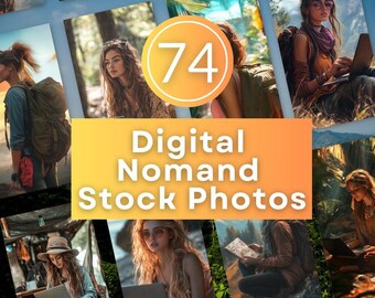 Digital Nomad Stock Photos for Social Media | Lifestyle & Travel Content | Minimalist Aesthetic for Bloggers - Influencers | 74