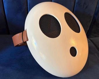 Super mario Shy guy facemask | 3D printed |villain | high quality | Nintendo | mario | Luigi |