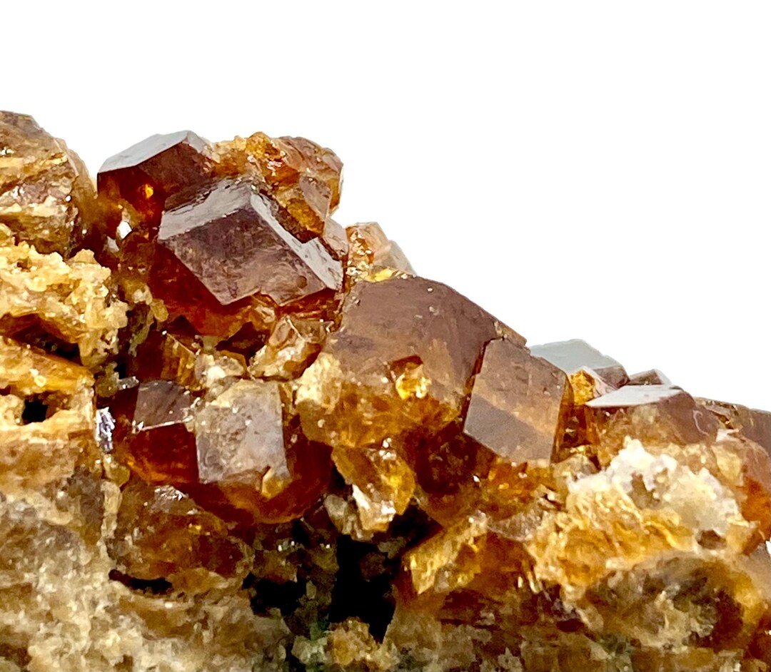 278 Carat Unique Rare Lustrous Andradite Var Garnet Crystal On Matrix