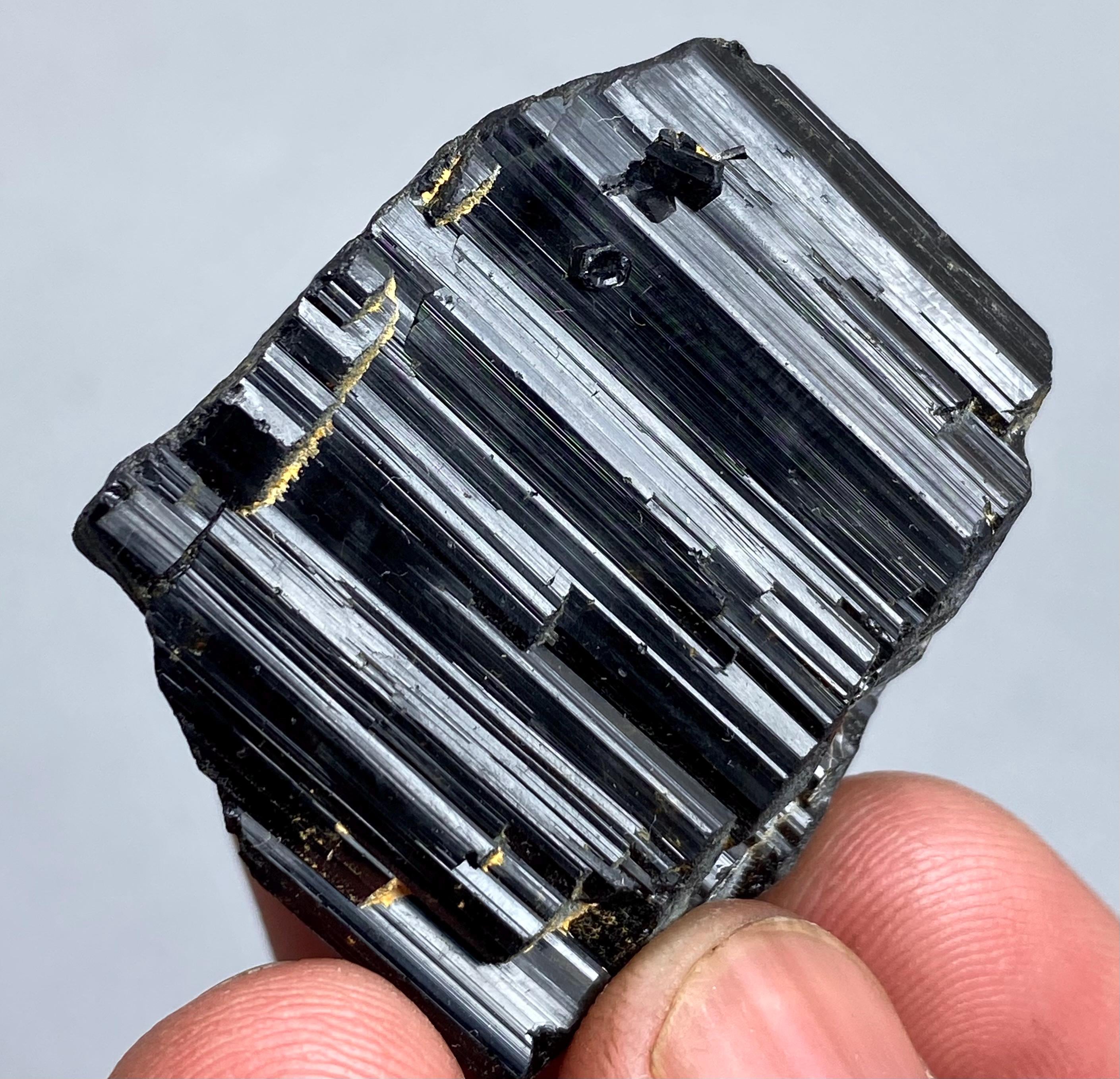 236 Carat Unique Schorl Var Black Tourmaline Crystal From Pakistan