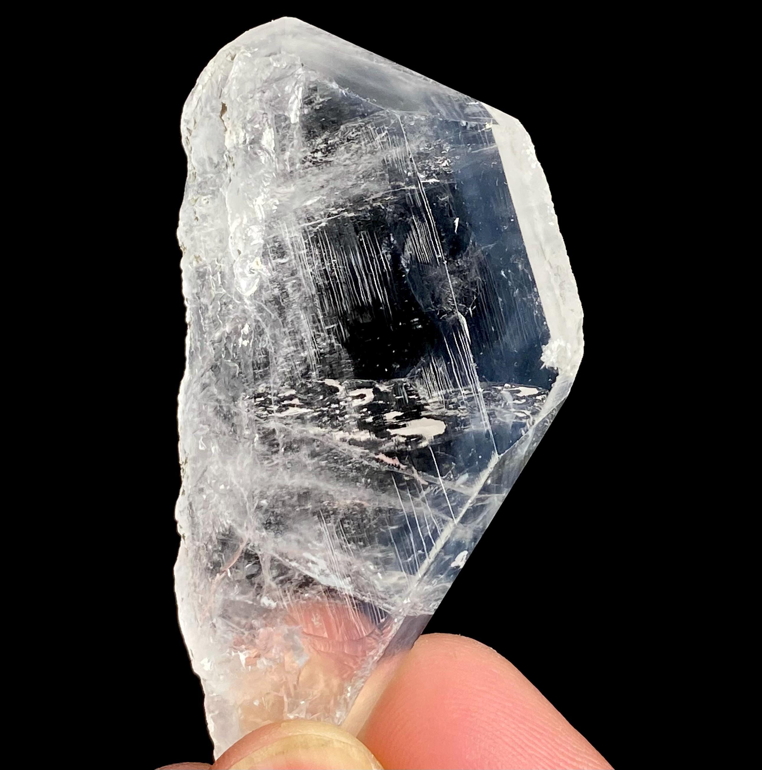 174 Karat Einzigartiger klarer FADEN QUARTZ Kristall aus PAKISTAN