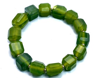 1 Stück Beste Qualität GRÜNE SERPENTIN ARMBÄNDER, Serpentin Armbänder aus Pakistan