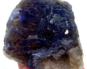 Cubic Fluorite & Calcite Crystal Specimen, Pakistan (121 Gram)