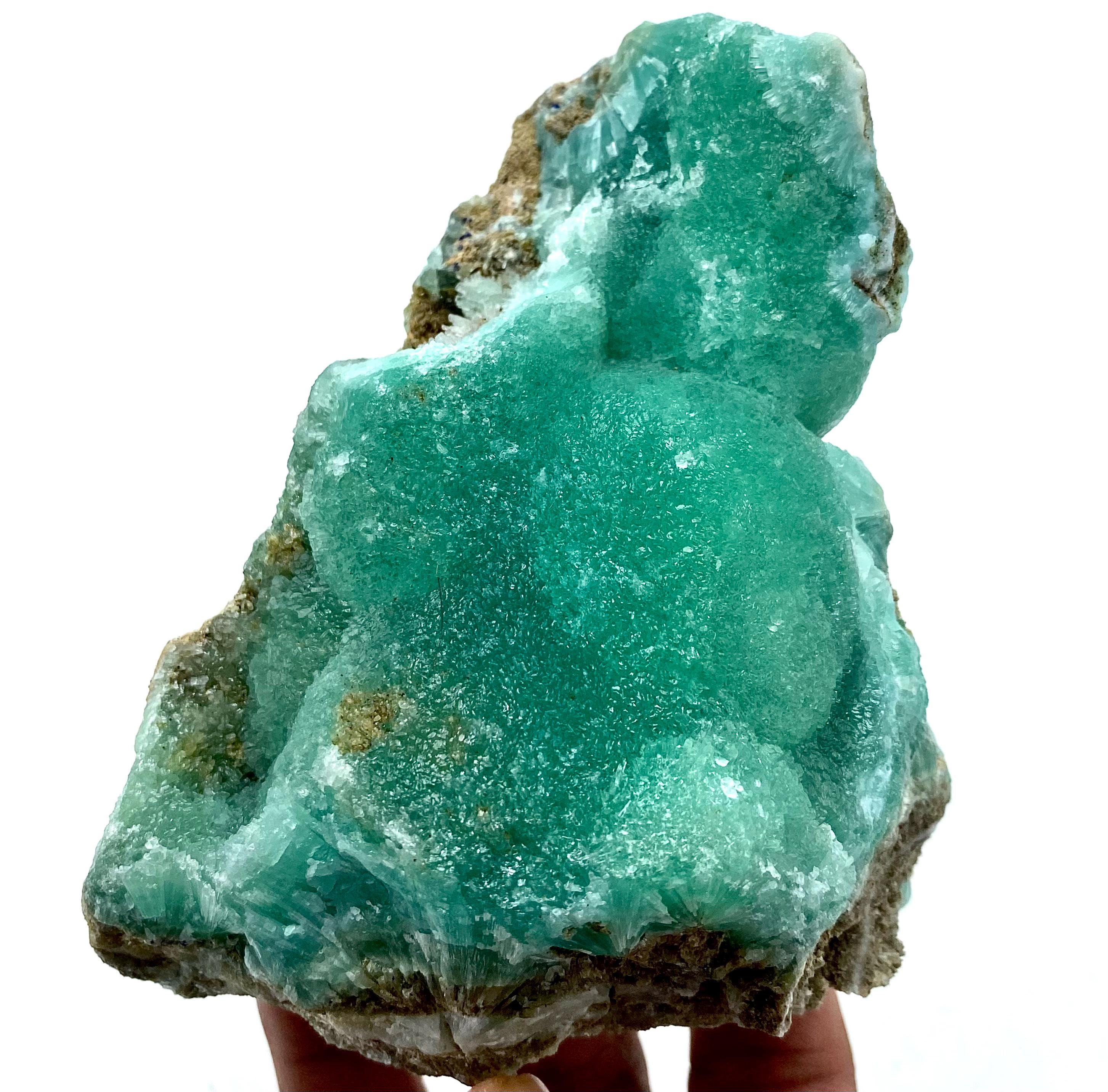 Smithsonite Naturelle Bleu-vert – 4,60 Carats – 11,5×7 Mm – Afrique – Rare