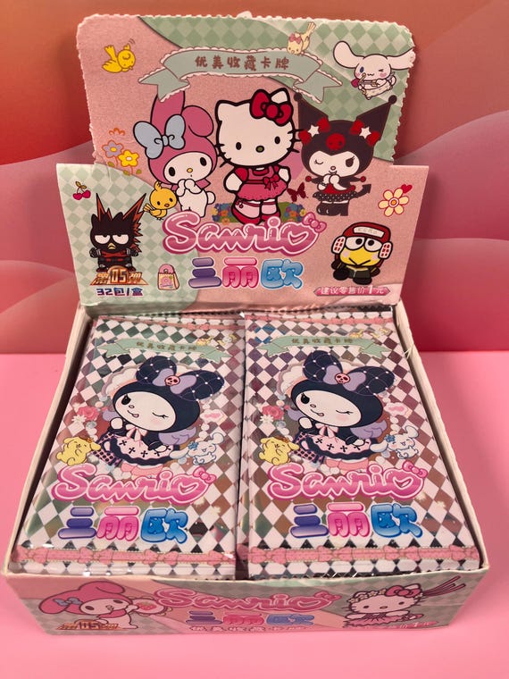 Sanrio Booster Box of 32 Holographic Collectible Card Packs  Iconic and  Exclusive Characters for Enthusiasts. - Etsy UK