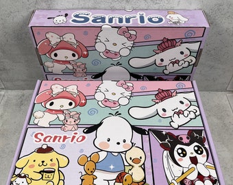 Ensemble de papeterie Sanrio kawaii : Une collection ludique et colorée pour égayer votre quotidien et stimuler votre créativité !