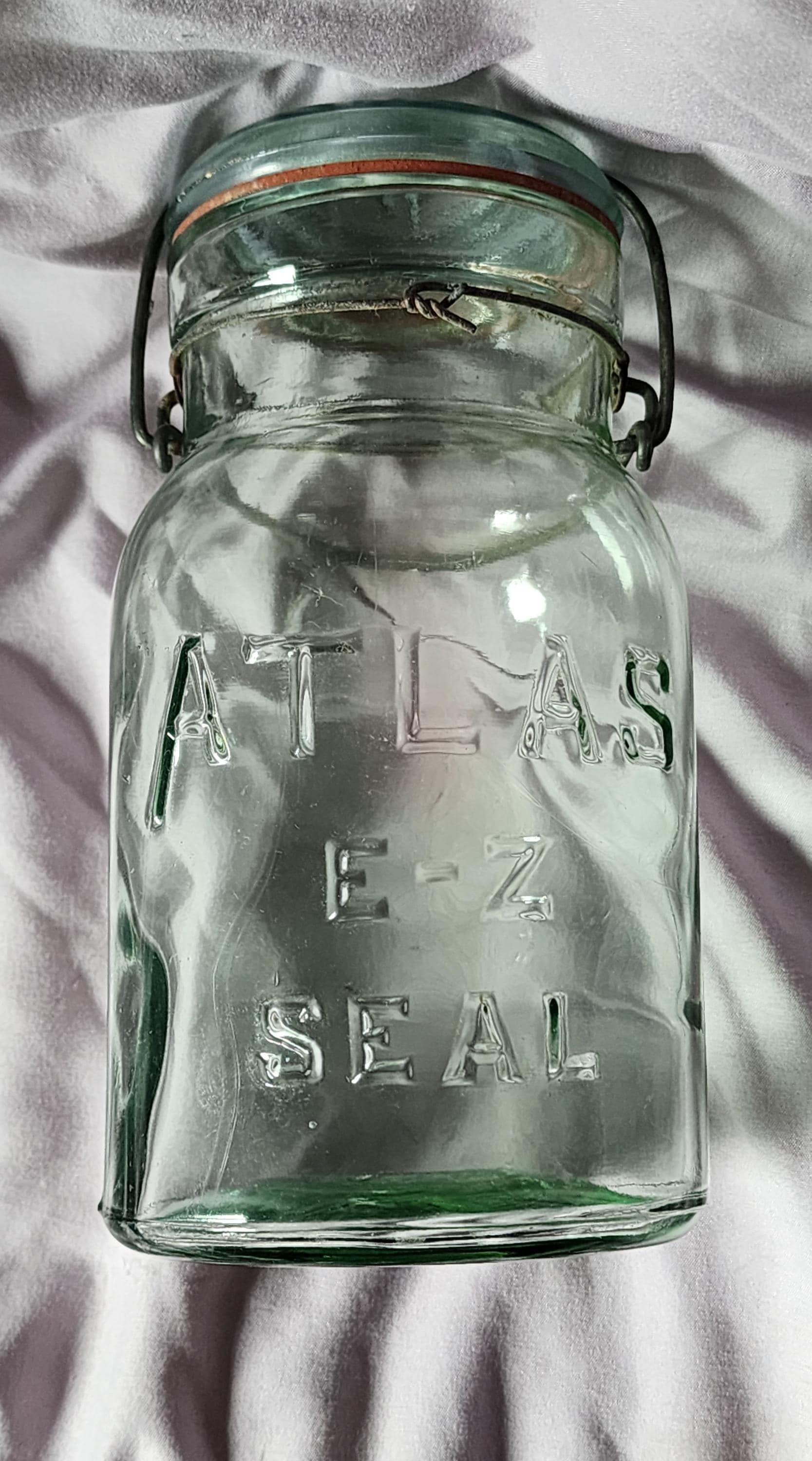 Vintage 2 Qt Mason Jar - Etsy