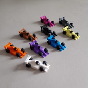 Mini coches F1 para juegos de mesa Heat