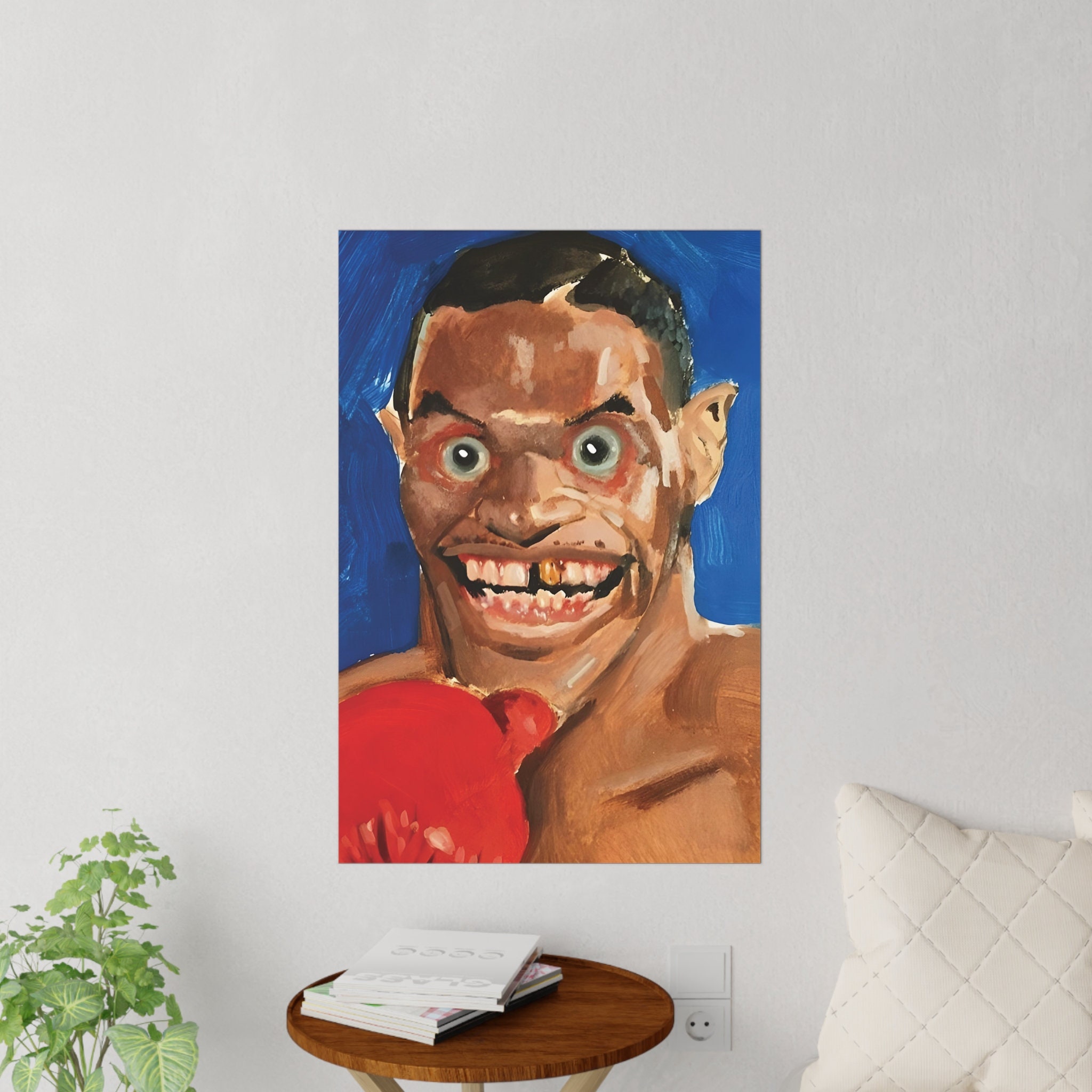 Mike Tyson Poster, Mike Tyson Drawing, Boxing Art Print, Sport Wall Art