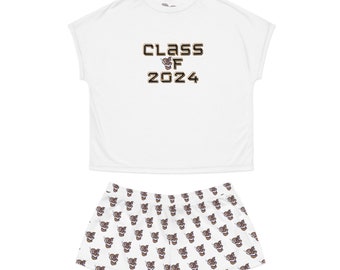 Broome High School Class of 2024 Women's Short Pajama Set