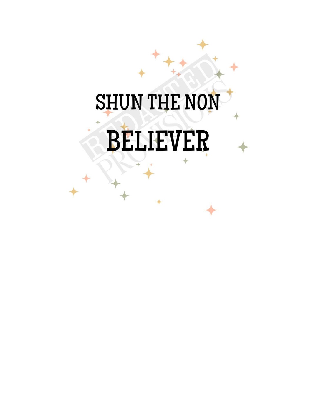 Shun the Non Believer Charlie the Unicorn PNG Digital Download - Etsy