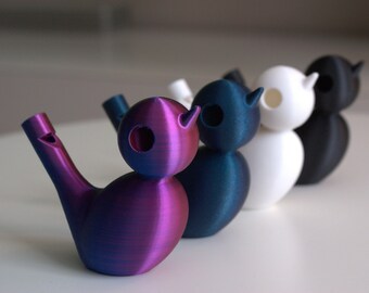 Vogelfluit 3D geprint!! combi van 4!! Leuke decoratie