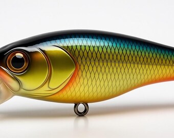 Appâts à manivelle pour plongée peu profonde,Crankbait peu profond