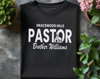 Pastor Shirt. Church Gift. Custom T-shirt. Pastor Gift. Personalized Gift. Faith Shirt. Spiritual Gift. Church Shirt. Religious Shirt