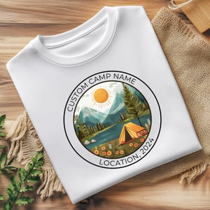 Summer Camp Shirt. Camp Counselor Shirt. Summer Camp Gift. Camp Counselor Gift. Custom T-shirt. Personalized Gift. Counselor Shirt