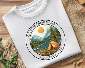 Summer Camp Shirt. Camp Counselor Shirt. Summer Camp Gift. Camp Counselor Gift. Custom T-shirt. Personalized Gift. Counselor Shirt